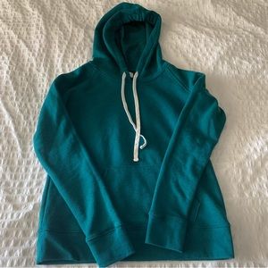 Old Navy Dark Turquoise Fleece Hoodie Sweatshirt Size XS